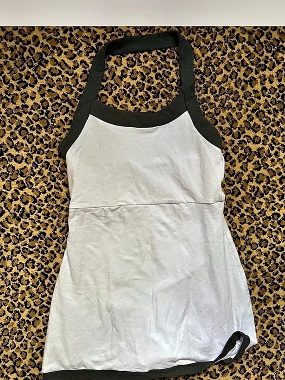 Out from Under green and white athletic romper